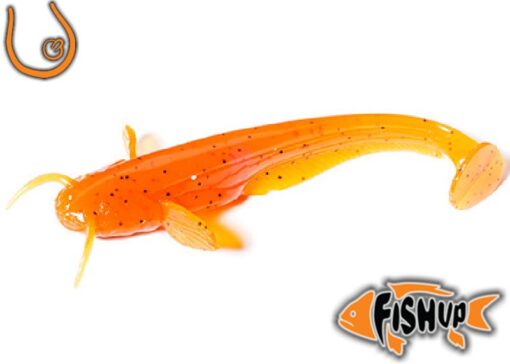 Dipovaná nástraha FishUp sumecek Catfish barva orange pumpkin/black 049