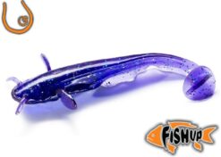 Dipovaná nástraha FishUp sumecek Catfish barva dark violet/peacock&silver 060