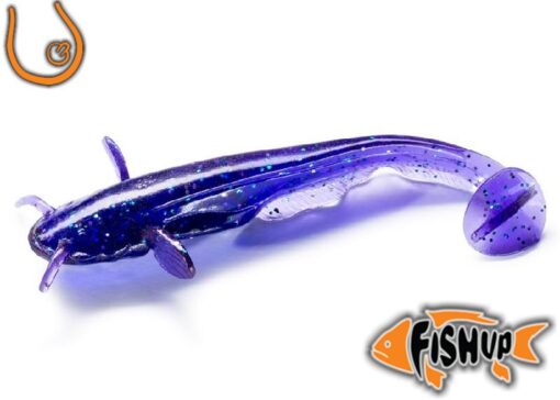 Dipovaná nástraha FishUp sumecek Catfish barva dark violet/peacock&silver 060